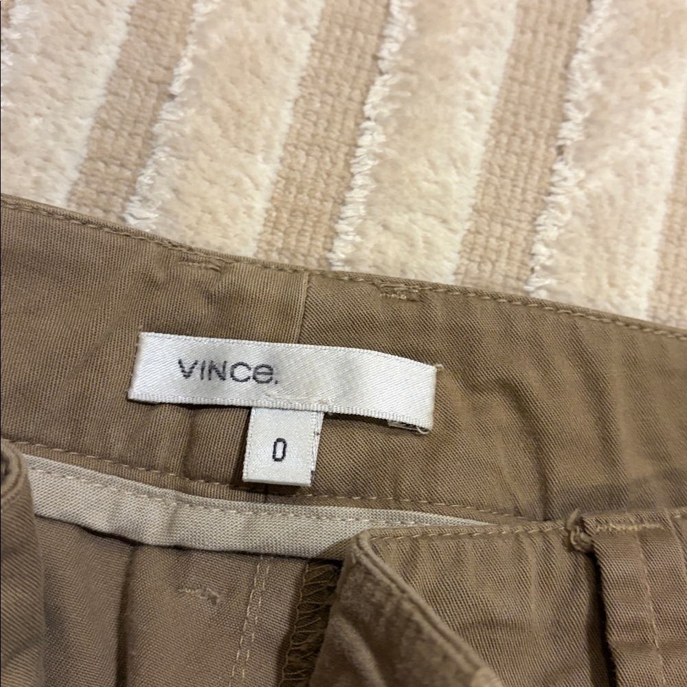 Y2K vintage VINCE EQUESTRIAN STYLE KHAKI TROUSERS - Picture 5 of 6